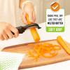 imageSpring Chef Professional Red Swivel Vegetable Peeler for Kitchen Stainless Steel Potato Peelers with Soft Grip Handle Perfect for Peeling Apple Veggie Fruit Carrot Dishwasher Safe  Set of 2Black