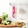 imageSpring Chef Professional Red Swivel Vegetable Peeler for Kitchen Stainless Steel Potato Peelers with Soft Grip Handle Perfect for Peeling Apple Veggie Fruit Carrot Dishwasher Safe  Set of 2Pink