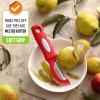 imageSpring Chef Professional Red Swivel Vegetable Peeler for Kitchen Stainless Steel Potato Peelers with Soft Grip Handle Perfect for Peeling Apple Veggie Fruit Carrot Dishwasher Safe  Set of 2Red