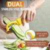 imageSpring Chef Professional Red Swivel Vegetable Peeler for Kitchen Stainless Steel Potato Peelers with Soft Grip Handle Perfect for Peeling Apple Veggie Fruit Carrot Dishwasher Safe  Set of 2Yellow