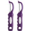 imageSpring Chef Professional Red Swivel Vegetable Peeler for Kitchen Stainless Steel Potato Peelers with Soft Grip Handle Perfect for Peeling Apple Veggie Fruit Carrot Dishwasher Safe  Set of 2Purple