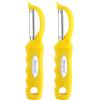 imageSpring Chef Professional Red Swivel Vegetable Peeler for Kitchen Stainless Steel Potato Peelers with Soft Grip Handle Perfect for Peeling Apple Veggie Fruit Carrot Dishwasher Safe  Set of 2Yellow