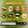 imageSpring Chef Professional XL Box Grater ampamp Zester Fine Grater  2 Product Bundle  Black