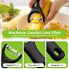 imageSpring Chef Stainless Steel Corn Peeler  Corn on the Cob Stripper Tool  Durable ampamp Efficient Kernel Remover Tool  Easy to Use Kernel Cutter  Dishwasher Safe Kitchen Gadget  BlackBlack