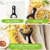 imageSpring Chef Stainless Steel Corn Peeler  Corn on the Cob Stripper Tool  Durable ampamp Efficient Kernel Remover Tool  Easy to Use Kernel Cutter  Dishwasher Safe Kitchen Gadget  BlackBlack