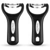 imageSpring Chef Stainless Steel Corn Peeler  Corn on the Cob Stripper Tool  Durable ampamp Efficient Kernel Remover Tool  Easy to Use Kernel Cutter  Dishwasher Safe Kitchen Gadget  BlackBlack