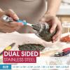 imageSpring Chef Stainless Steel Magnetic Measuring Cups Set of 7 Black ampamp Magnetic Measuring Spoons Set of 8 MultiColor  2 Product Bundle