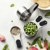 imageSpring Chef Stainless Steel Magnetic Measuring Cups Set of 7 Black ampamp Magnetic Measuring Spoons Set of 8 MultiColor  2 Product Bundle