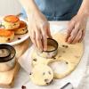 imageSpring Chef Stainless Steel Magnetic Measuring Cups ampamp Spoons Set of 15 ampamp Large Dough Blender ampamp Biscuit Cutter Set  2 Product Bundle  Black