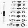 imageSpring Chef Stainless Steel Magnetic Measuring Spoons Set with Strong Magnets Heavy Duty Metal Kitchen Gadgets for Baking ampamp Cooking Fits in Most Kitchen Spice Jars Multicolor Set of 8 with LevelerBlack