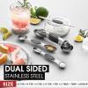 imageSpring Chef Stainless Steel Magnetic Measuring Spoons Set with Strong Magnets Heavy Duty Metal Kitchen Gadgets for Baking ampamp Cooking Fits in Most Kitchen Spice Jars Multicolor Set of 8 with LevelerGray