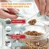 imageSpring Chef Stainless Steel Magnetic Measuring Spoons Set with Strong Magnets Heavy Duty Metal Kitchen Gadgets for Baking ampamp Cooking Fits in Most Kitchen Spice Jars Multicolor Set of 8 with LevelerMint