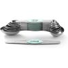 imageSpring Chef Stainless Steel Magnetic Measuring Spoons Set with Strong Magnets Heavy Duty Metal Kitchen Gadgets for Baking ampamp Cooking Fits in Most Kitchen Spice Jars Multicolor Set of 8 with LevelerMint