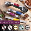imageSpring Chef Stainless Steel Magnetic Measuring Spoons Set with Strong Magnets Heavy Duty Metal Kitchen Gadgets for Baking ampamp Cooking Fits in Most Kitchen Spice Jars Multicolor Set of 8 with LevelerMulticolor