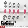 imageSpring Chef Stainless Steel Magnetic Measuring Spoons Set with Strong Magnets Heavy Duty Metal Kitchen Gadgets for Baking ampamp Cooking Fits in Most Kitchen Spice Jars Multicolor Set of 8 with LevelerPink
