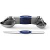 imageSpring Chef Stainless Steel Magnetic Measuring Spoons Set with Strong Magnets Heavy Duty Metal Kitchen Gadgets for Baking ampamp Cooking Fits in Most Kitchen Spice Jars Multicolor Set of 8 with LevelerSapphire