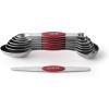 imageSpring Chef Stainless Steel Magnetic Measuring Spoons Set with Strong Magnets Heavy Duty Metal Kitchen Gadgets for Baking ampamp Cooking Fits in Most Kitchen Spice Jars Multicolor Set of 8 with LevelerRed
