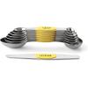 imageSpring Chef Stainless Steel Magnetic Measuring Spoons Set with Strong Magnets Heavy Duty Metal Kitchen Gadgets for Baking ampamp Cooking Fits in Most Kitchen Spice Jars Multicolor Set of 8 with LevelerYellow