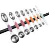 imageSpring Chef Stainless Steel Magnetic Measuring Spoons Set with Strong Magnets Heavy Duty Metal Kitchen Gadgets for Baking ampamp Cooking Fits in Most Kitchen Spice Jars Multicolor Set of 8 with LevelerDesert Sunset
