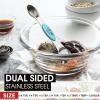 imageSpring Chef Stainless Steel Magnetic Measuring Spoons Set with Strong Magnets Heavy Duty Metal Kitchen Gadgets for Baking ampamp Cooking Fits in Most Kitchen Spice Jars Multicolor Set of 8 with LevelerBlue Aqua Sky