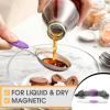 imageSpring Chef Stainless Steel Magnetic Measuring Spoons Set with Strong Magnets Heavy Duty Metal Kitchen Gadgets for Baking ampamp Cooking Fits in Most Kitchen Spice Jars Multicolor Set of 8 with LevelerOrchid