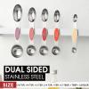 imageSpring Chef Stainless Steel Magnetic Measuring Spoons Set with Strong Magnets Heavy Duty Metal Kitchen Gadgets for Baking ampamp Cooking Fits in Most Kitchen Spice Jars Multicolor Set of 8 with LevelerDesert Sunset