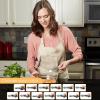 imageSpring Chef Stainless Steel Magnetic Measuring Spoons Set with Strong Magnets Heavy Duty Metal Kitchen Gadgets for Baking ampamp Cooking Fits in Most Kitchen Spice Jars Multicolor Set of 8 with LevelerGray