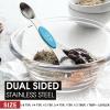 imageSpring Chef Stainless Steel Magnetic Measuring Spoons Set with Strong Magnets Heavy Duty Metal Kitchen Gadgets for Baking ampamp Cooking Fits in Most Kitchen Spice Jars Multicolor Set of 8 with LevelerTeal