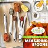 imageSpring Chef Stainless Steel Measuring Spoons Set of 7 with Leveler Rectangular Metal Teaspoon ampamp Tablespoon Measuring Spoons for Dry ampamp Liquid Ingredients  Nesting Kitchen Gadgets For Baking ampamp CookingSpoons  Set of 6