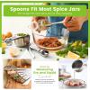 imageSpring Chef Stainless Steel Measuring Spoons Set of 7 with Leveler Rectangular Metal Teaspoon ampamp Tablespoon Measuring Spoons for Dry ampamp Liquid Ingredients  Nesting Kitchen Gadgets For Baking ampamp CookingCups  Spoons  Set of 14