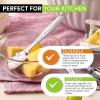 imageSpring Chef Stainless Steel Measuring Spoons Set of 7 with Leveler Rectangular Metal Teaspoon ampamp Tablespoon Measuring Spoons for Dry ampamp Liquid Ingredients  Nesting Kitchen Gadgets For Baking ampamp CookingSpoons  Set of 6