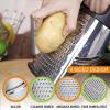 imageSpring Chef Swivel Vegetable Peeler ampamp Y Peeler with Sharp Stainless Steel Blades ampamp Professional XL Cheese Box Grater  3 Product Bundle  Black