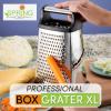 imageSpring Chef Swivel Vegetable Peeler ampamp Y Peeler with Sharp Stainless Steel Blades ampamp Professional XL Cheese Box Grater  3 Product Bundle  Black