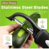 imageSpring Chef Swivel ampamp Vegetable Julienne Peeler Set for Kitchen with Stainless Steel Sharp Blades  Potato Peelers with Soft Grip Handles ampamp Blade Covers  Perfect for Carrot Zucchini Cucumber  BlackSwivel  Julienne  Y Peeler