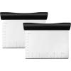 imageSpring Chef Dough Bench Scraper for Baking with Markings  Stainless Steel Kitchen Dough Cutter Tool with Bowl Pastry Scraper for Pizza Bread Pastries  Bench Knife  Dishwasher Safe  BlackBlack