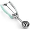 imageSpring Chef Extra Large Cookie Scoop 188 Stainless Steel Melon Baller Scoop Spring Loaded Trigger Release for Cookie Dough Ice Cream Meatball Cupcake 55 tablespoon tbsp portion 10 BlackMint