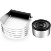 imageSpring Chef Large Dough Blender ampamp Biscuit Cutter Set Heavy Duty Stainless Steel Professional Pastry Cutter Soft Grip BlackDough Blender  Biscuit Cutter