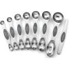imageSpring Chef Stainless Steel Magnetic Measuring Spoons Set with Strong Magnets Heavy Duty Metal Kitchen Gadgets for Baking ampamp Cooking Fits in Most Kitchen Spice Jars Multicolor Set of 8 with LevelerGray