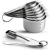 imageSpring Chef Stainless Steel Measuring Spoons Set of 7 with Leveler Rectangular Metal Teaspoon ampamp Tablespoon Measuring Spoons for Dry ampamp Liquid Ingredients  Nesting Kitchen Gadgets For Baking ampamp CookingCups  Spoons  Set of 14