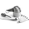 imageSpring Chef Stainless Steel Measuring Spoons Set of 7 with Leveler Rectangular Metal Teaspoon ampamp Tablespoon Measuring Spoons for Dry ampamp Liquid Ingredients  Nesting Kitchen Gadgets For Baking ampamp CookingCups  Spoons  Set of 20