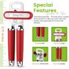 imageSpring Chef Stainless Steel Can Opener  Manual with Soft Grip Handles Easy Turn Heavy Duty Hand Can Opener for Seniors with Smooth Edge  Builtin Magnetic Lid Remover  MintRed
