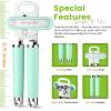 imageSpring Chef Stainless Steel Can Opener  Manual with Soft Grip Handles Easy Turn Heavy Duty Hand Can Opener for Seniors with Smooth Edge  Builtin Magnetic Lid Remover  MintMint