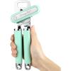 imageSpring Chef Stainless Steel Can Opener  Manual with Soft Grip Handles Easy Turn Heavy Duty Hand Can Opener for Seniors with Smooth Edge  Builtin Magnetic Lid Remover  MintMint