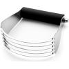 imageSpring Chef Dough Blender Top Professional Pastry Cutter with Heavy Duty Stainless Steel Blades Medium Size BlackBlack