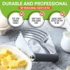 imageSpring Chef Dough Blender Top Professional Pastry Cutter with Heavy Duty Stainless Steel Blades Medium Size BlackGray