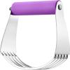 imageSpring Chef Dough Blender Top Professional Pastry Cutter with Heavy Duty Stainless Steel Blades Medium Size BlackOrchid