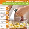 imageSpring Chef Dough Blender Top Professional Pastry Cutter with Heavy Duty Stainless Steel Blades Medium Size BlackPine Green