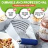 imageSpring Chef Dough Blender Top Professional Pastry Cutter with Heavy Duty Stainless Steel Blades Medium Size BlackSapphire