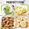 imageSpring Chef Dough Blender Top Professional Pastry Cutter with Heavy Duty Stainless Steel Blades Medium Size BlackWhite