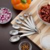 imageSpring Chef Stainless Steel Measuring Spoons Set of 7 Oval Metal Teaspoon ampamp Tablespoon Measuring Spoons  Nesting Kitchen Gadgets For Baking ampamp Cooking Dual Measurements  Dry ampamp Liquid Ingredients